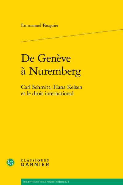 Book cover: De Geneve a Nuremberg