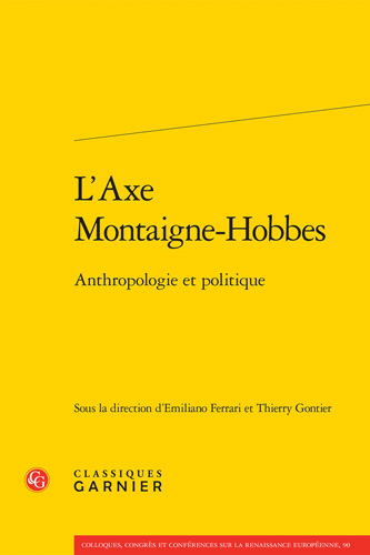 Book cover: L’Axe Montaigne-Hobbes