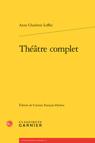 Book cover: Theatre complet