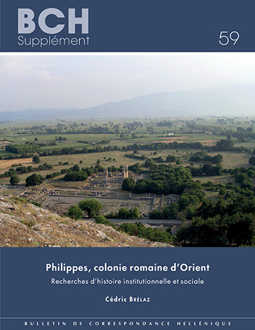 Book cover: Philippes, colonie romaine d’Orient