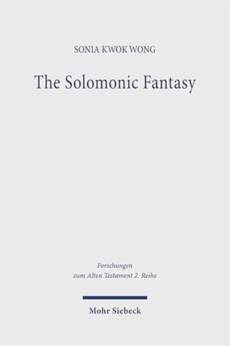 Book cover: The Solomonic Fantasy