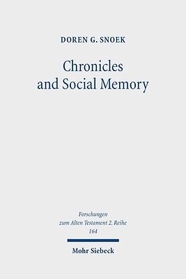 Book cover: Chronicles and Social Memory