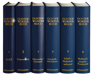 Book cover: Goethe Worterbuch, Band 2, Leinen