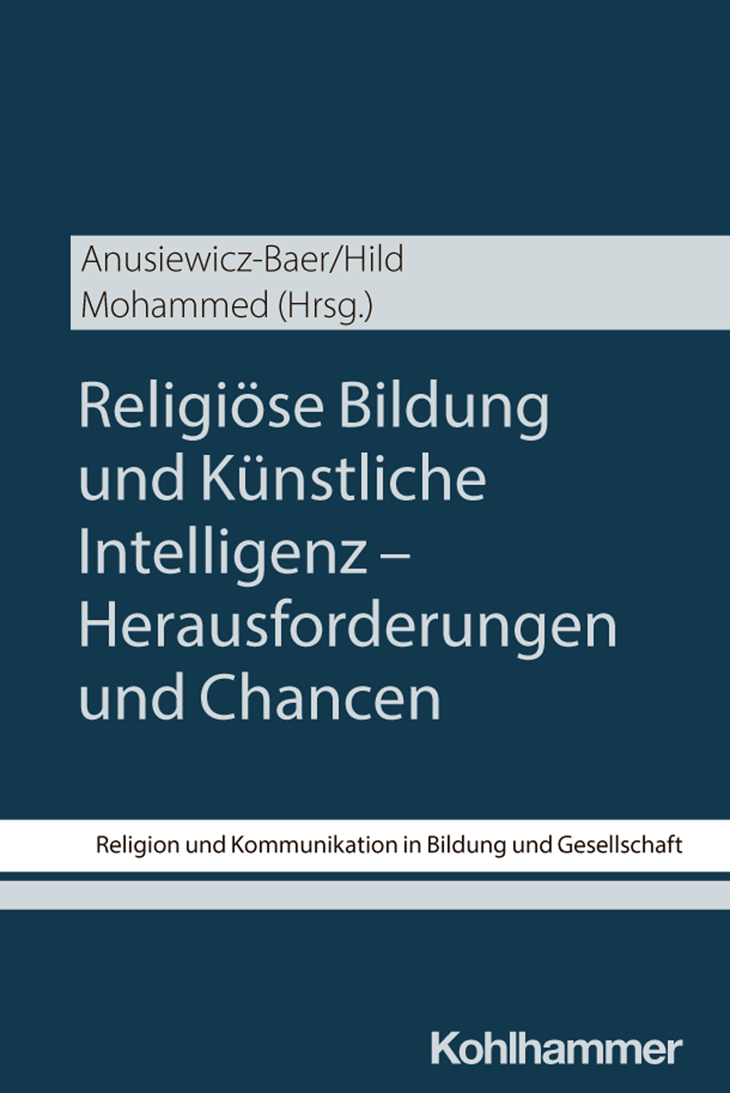 Book cover: Religiöse Bildung und Künstliche Intelligenz – Herausforderungen und Chancen