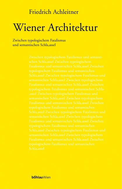 Book cover: Wiener Architektur