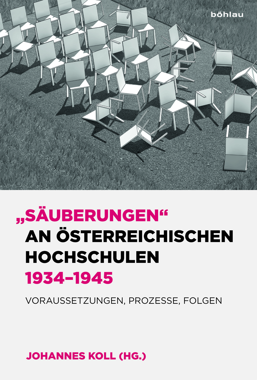 Book cover: »Säuberungen« an österreichischen Hochschulen 1934–1945