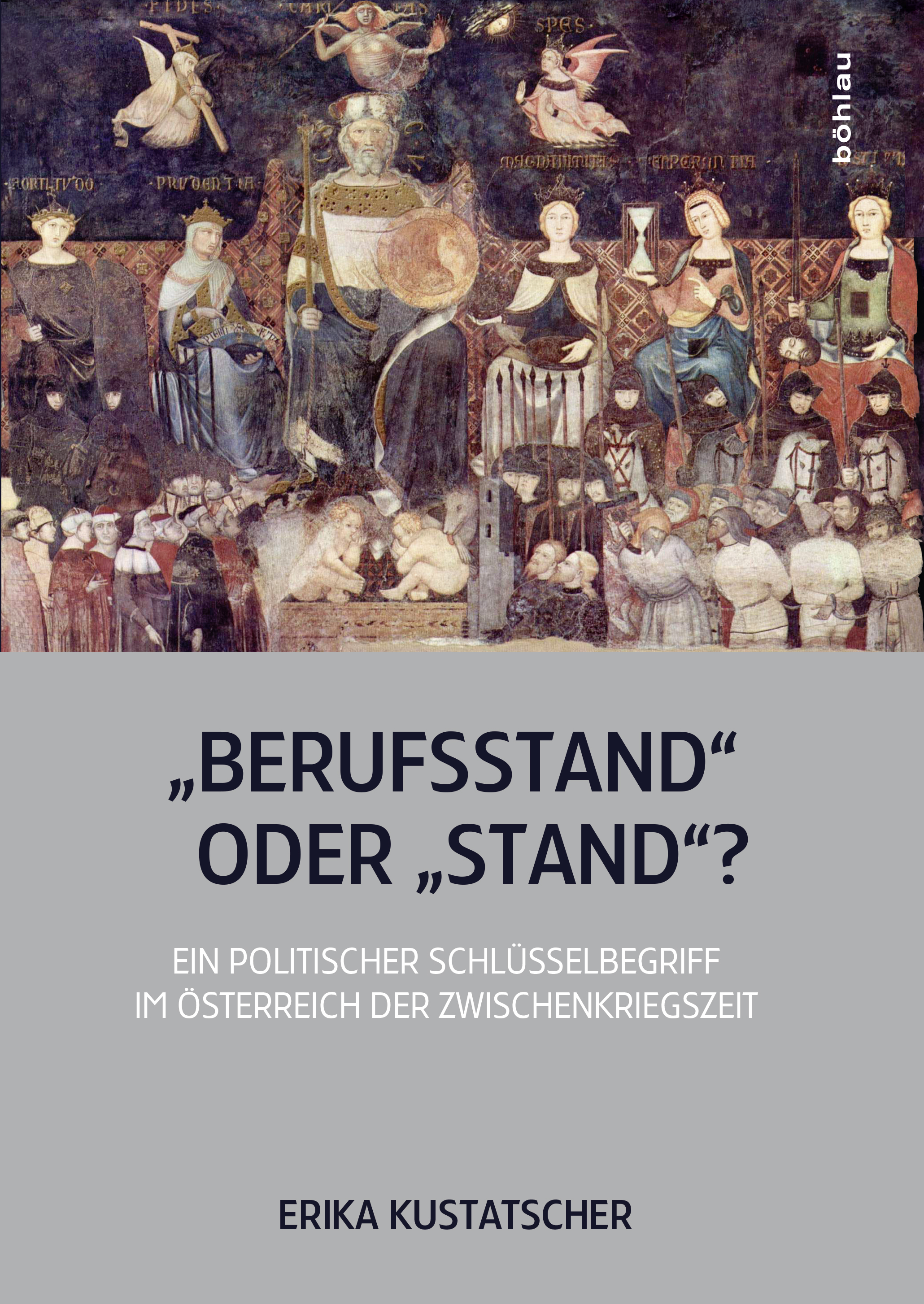 Book cover: »Berufsstand« oder »Stand«?