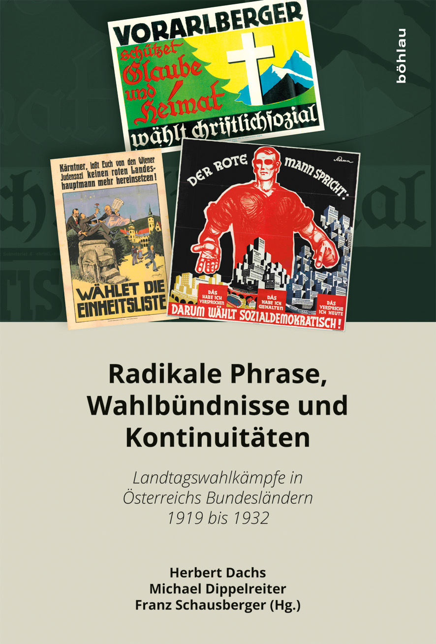 Book cover: Radikale Phrase, Wahlbündnisse und Kontinuitäten