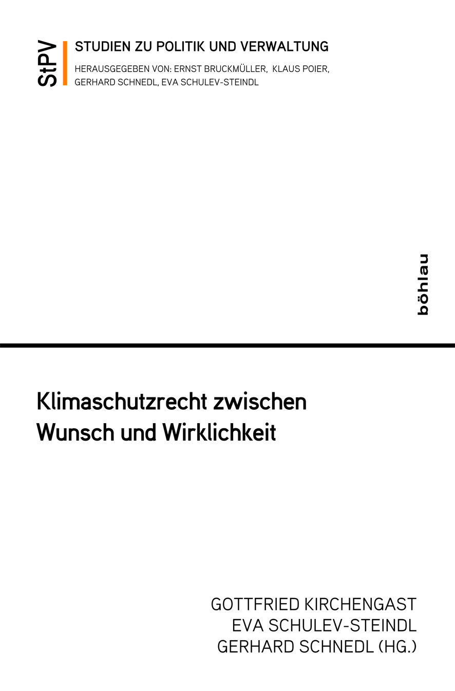 Book cover: Klimaschutzrecht zwischen Wunsch und Wirklichkeit