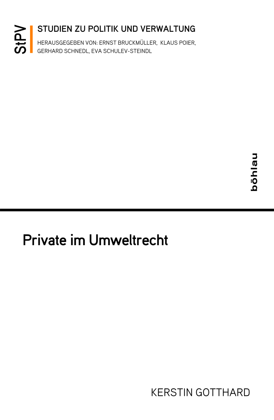 Book cover: Private im Umweltrecht