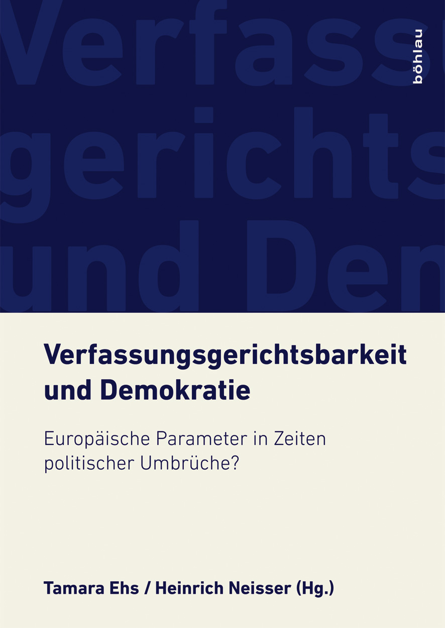 Book cover: Verfassungsgerichtsbarkeit und Demokratie