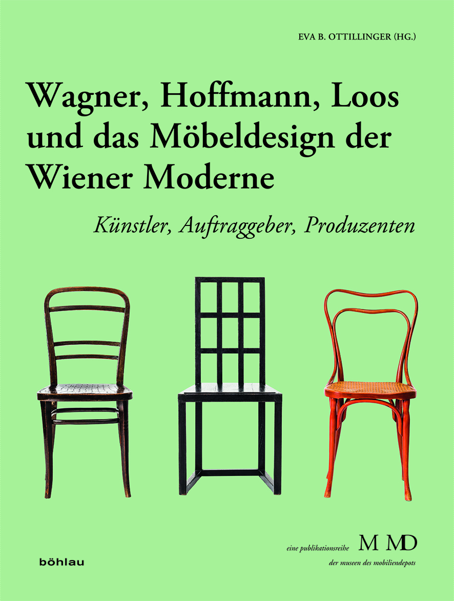 Book cover: Wagner, Hoffmann, Loos und das Möbeldesign der Wiener Moderne