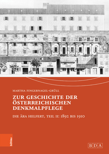 Book cover: Zur Geschichte der österreichischen Denkmalpflege