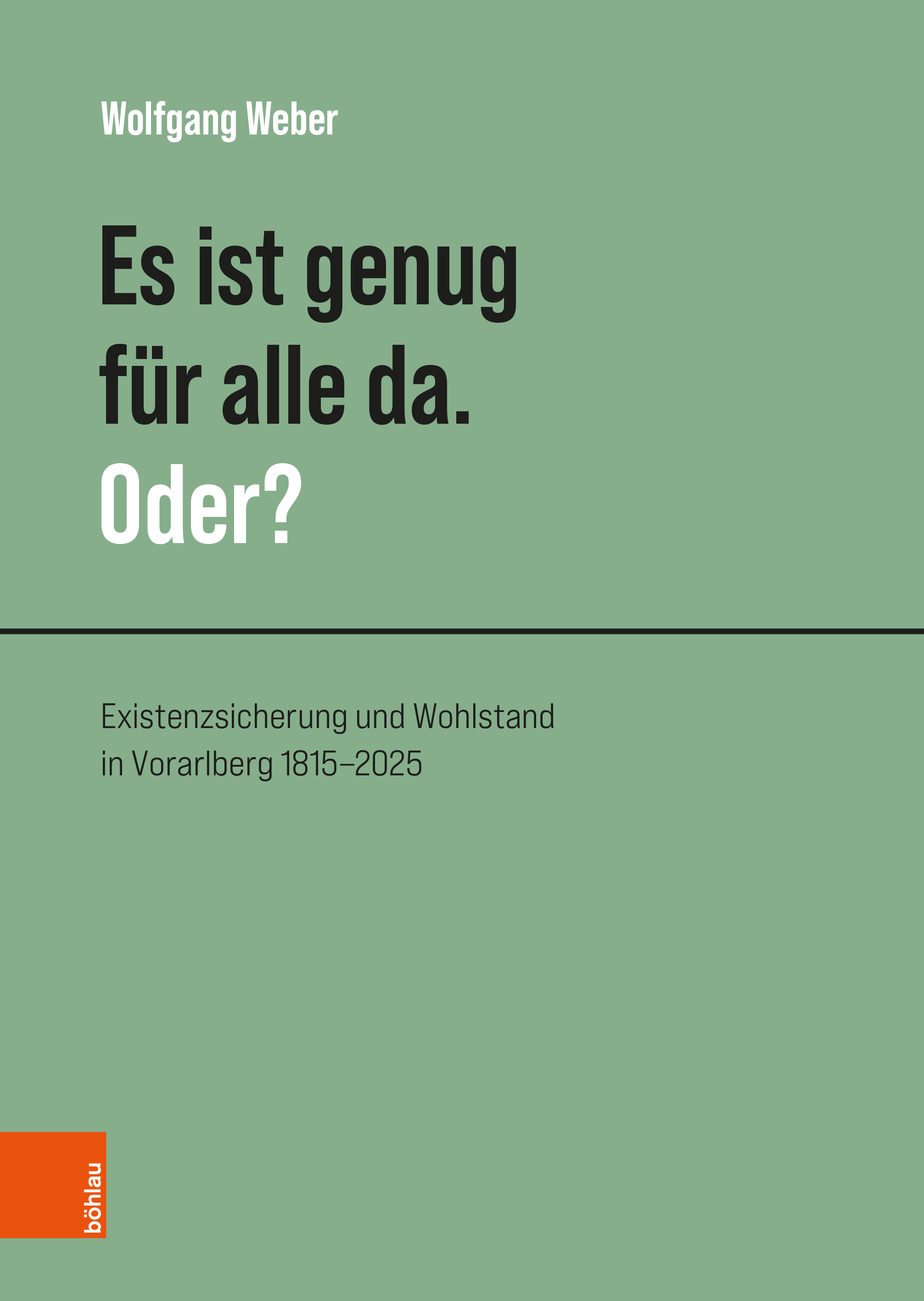 Book cover: Es ist genug für alle da. Oder?