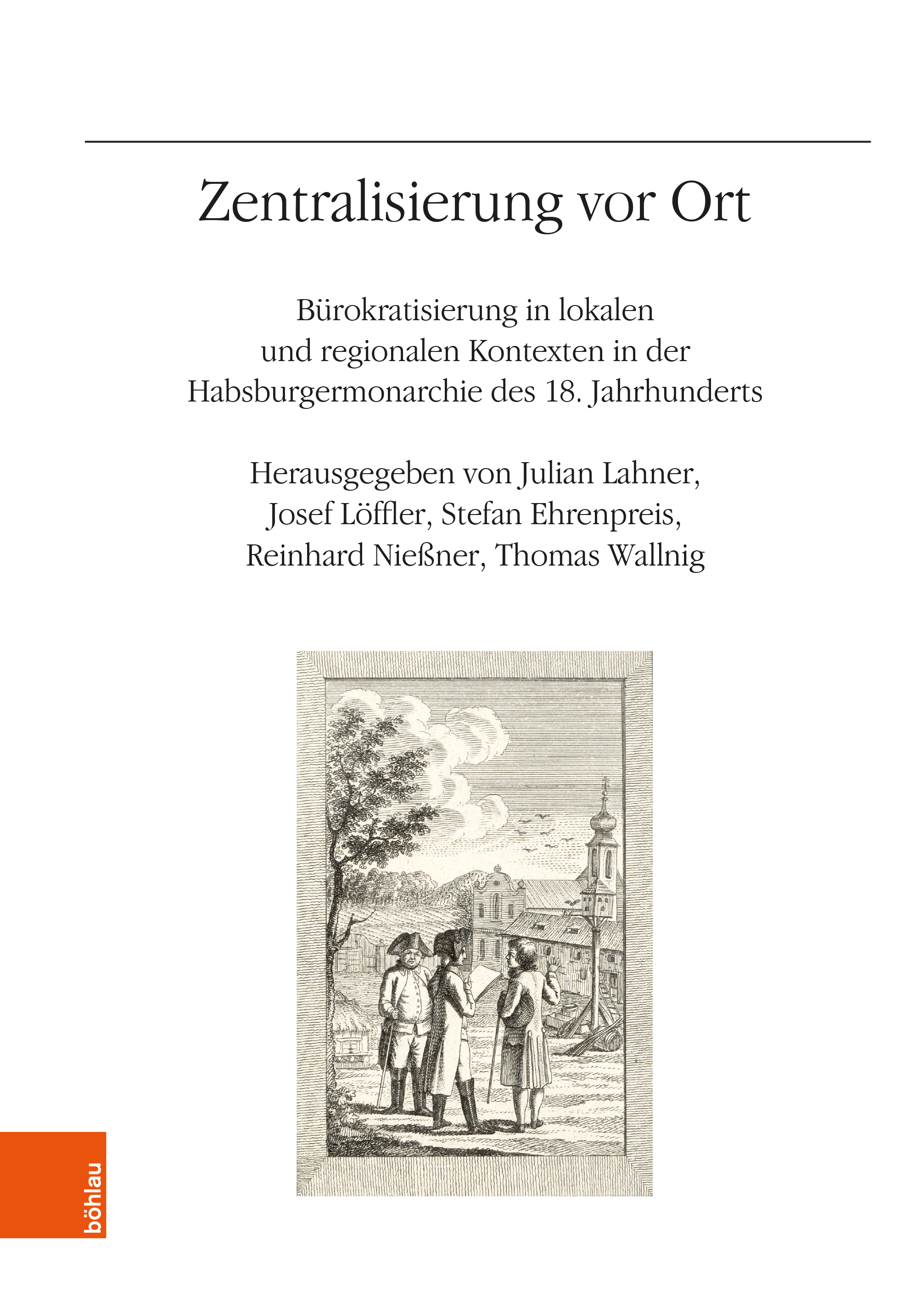 Book cover: Zentralisierung vor Ort