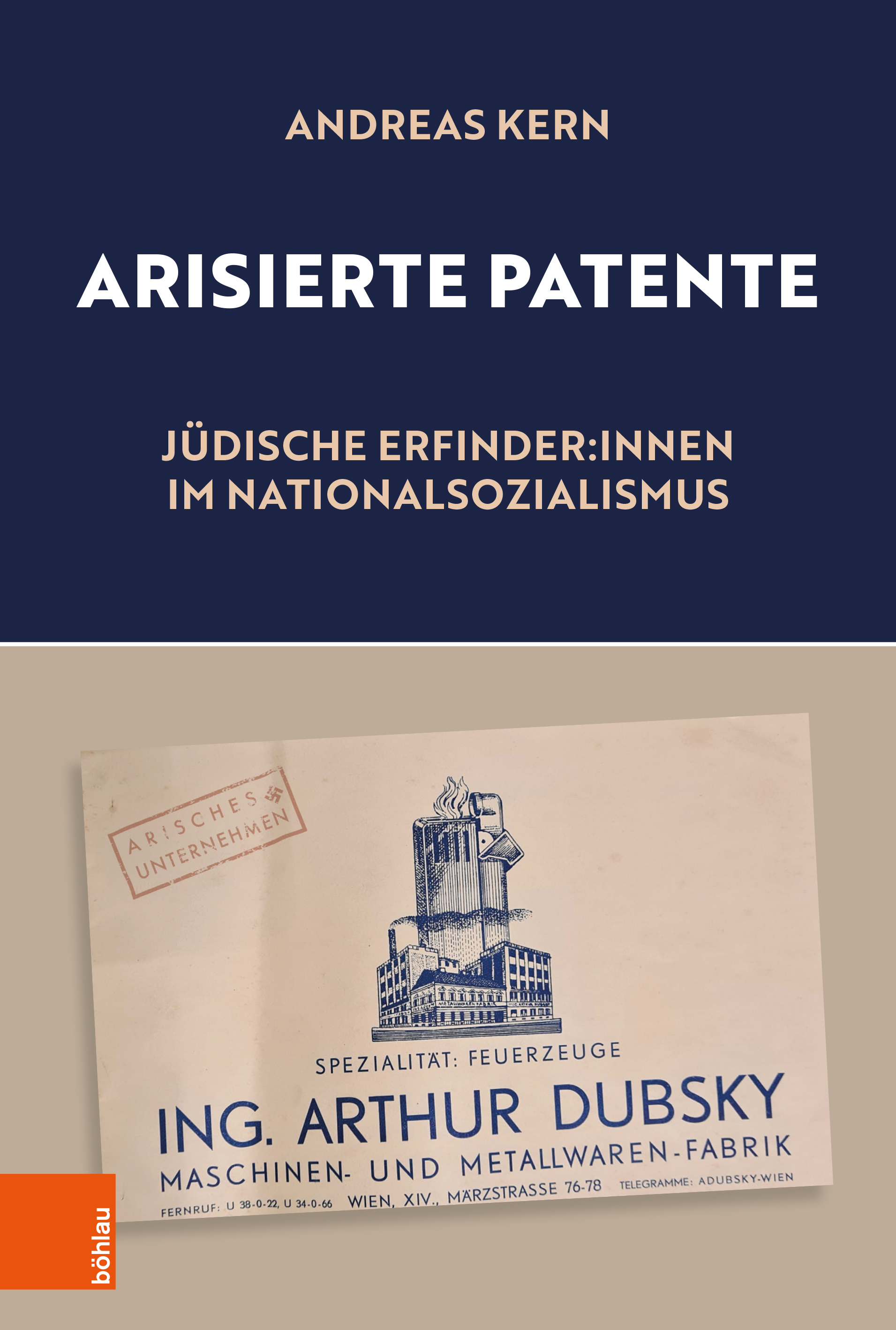 Book cover: Arisierte Patente