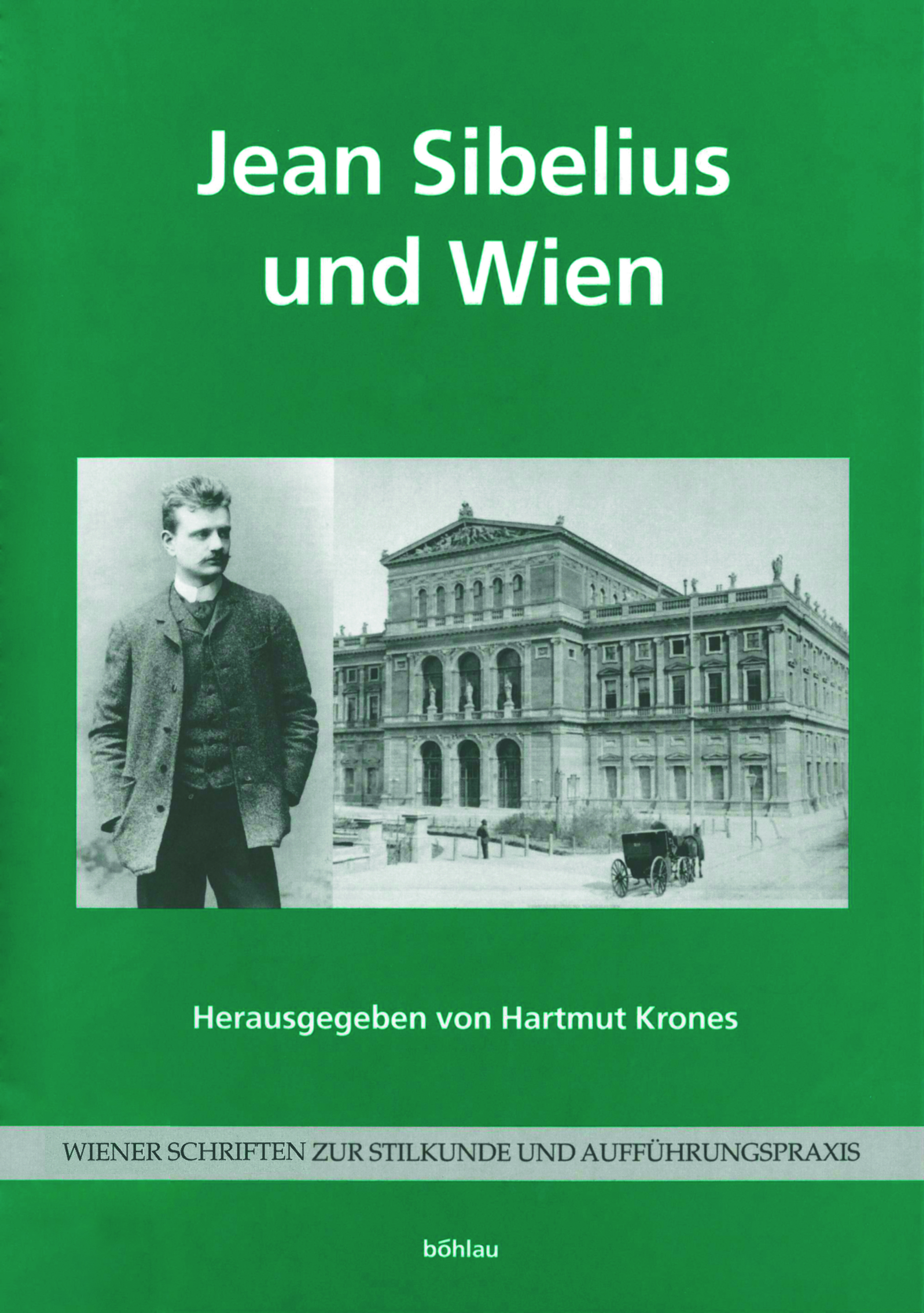 Book cover: Jean Sibelius und Wien
