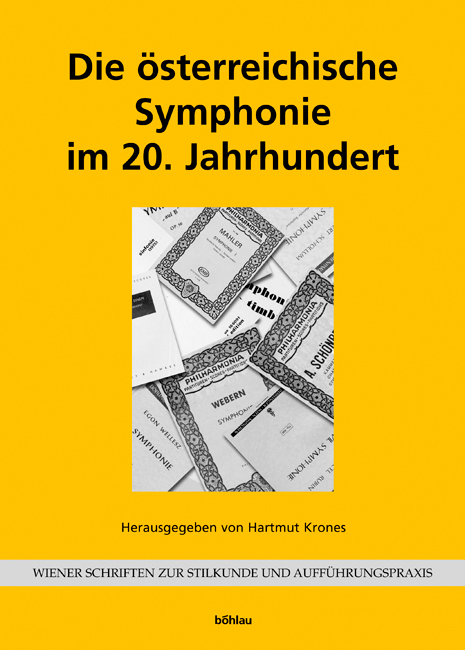 Book cover: Die österreichische Symphonie im 20. Jahrhundert