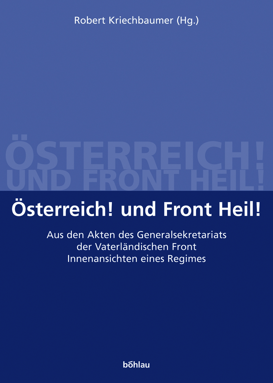 Book cover: Österreich! und Front Heil!