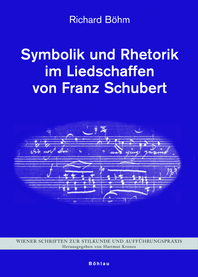 Book cover: Symbolik und Rhetorik im Liedschaffen von Franz Schubert