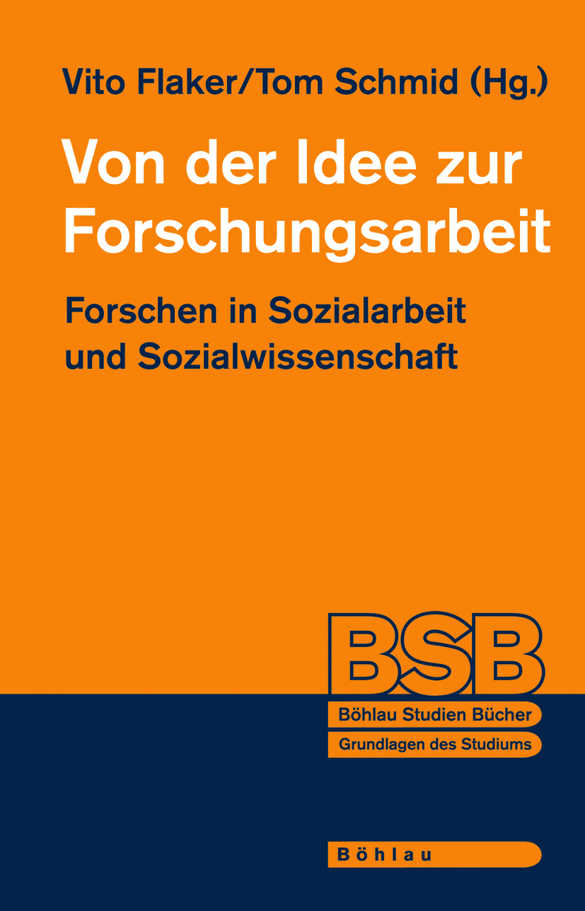 Book cover: Von der Idee zur Forschungsarbeit