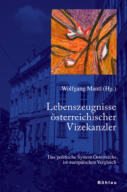 Book cover: Lebenszeugnisse österreichischer Vizekanzler im soziopolitischen Kontext