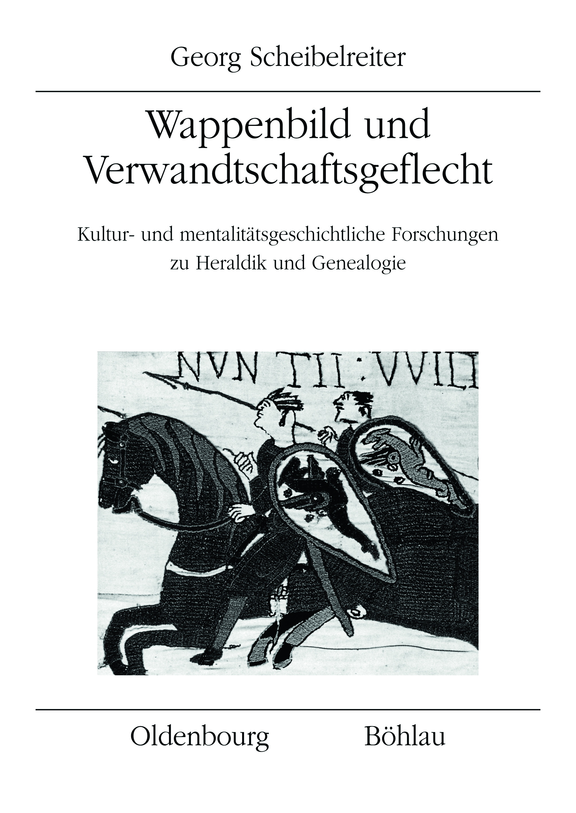 Book cover: Wappenbild und Verwandtschaftsgeflecht