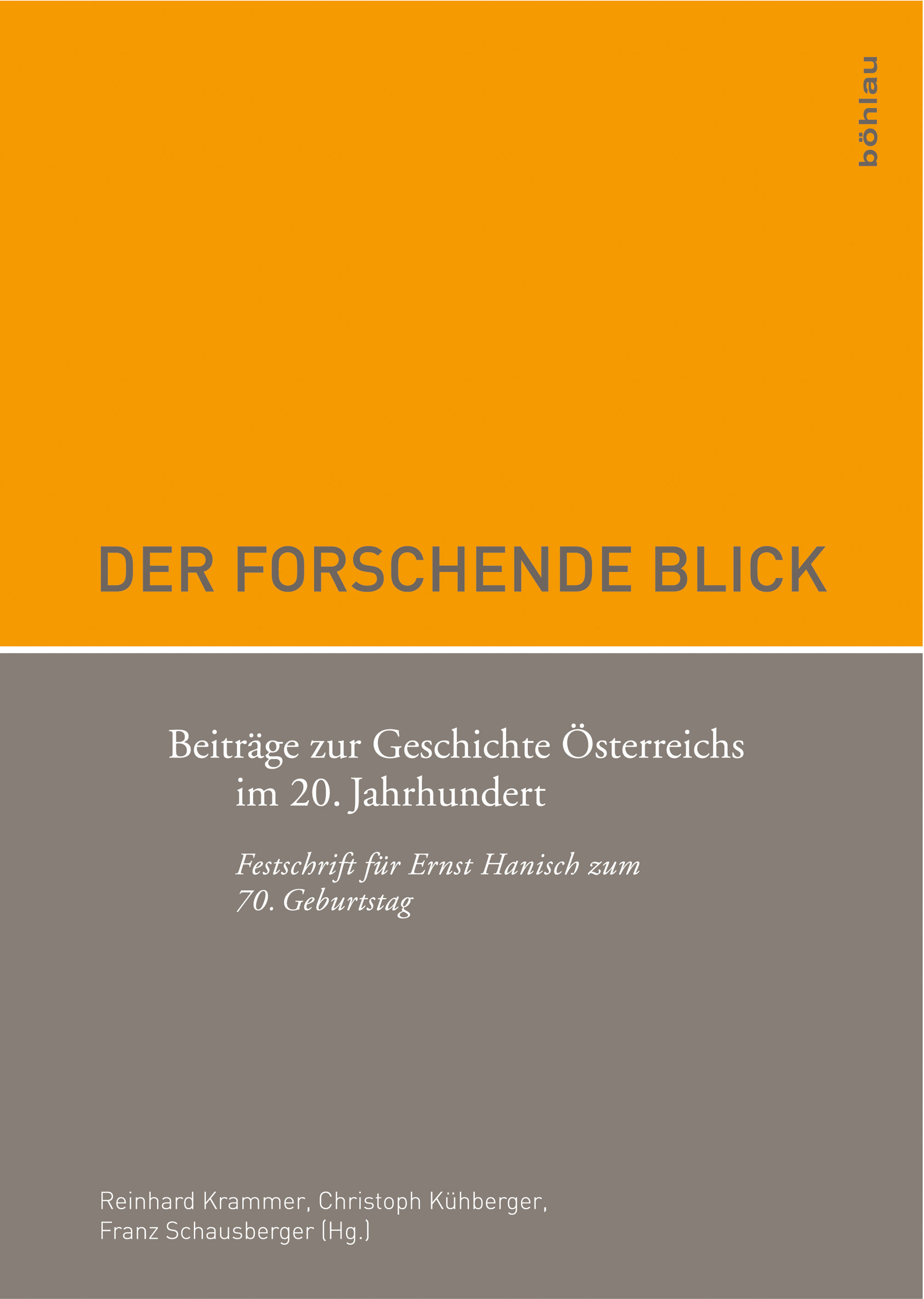 Book cover: Der forschende Blick