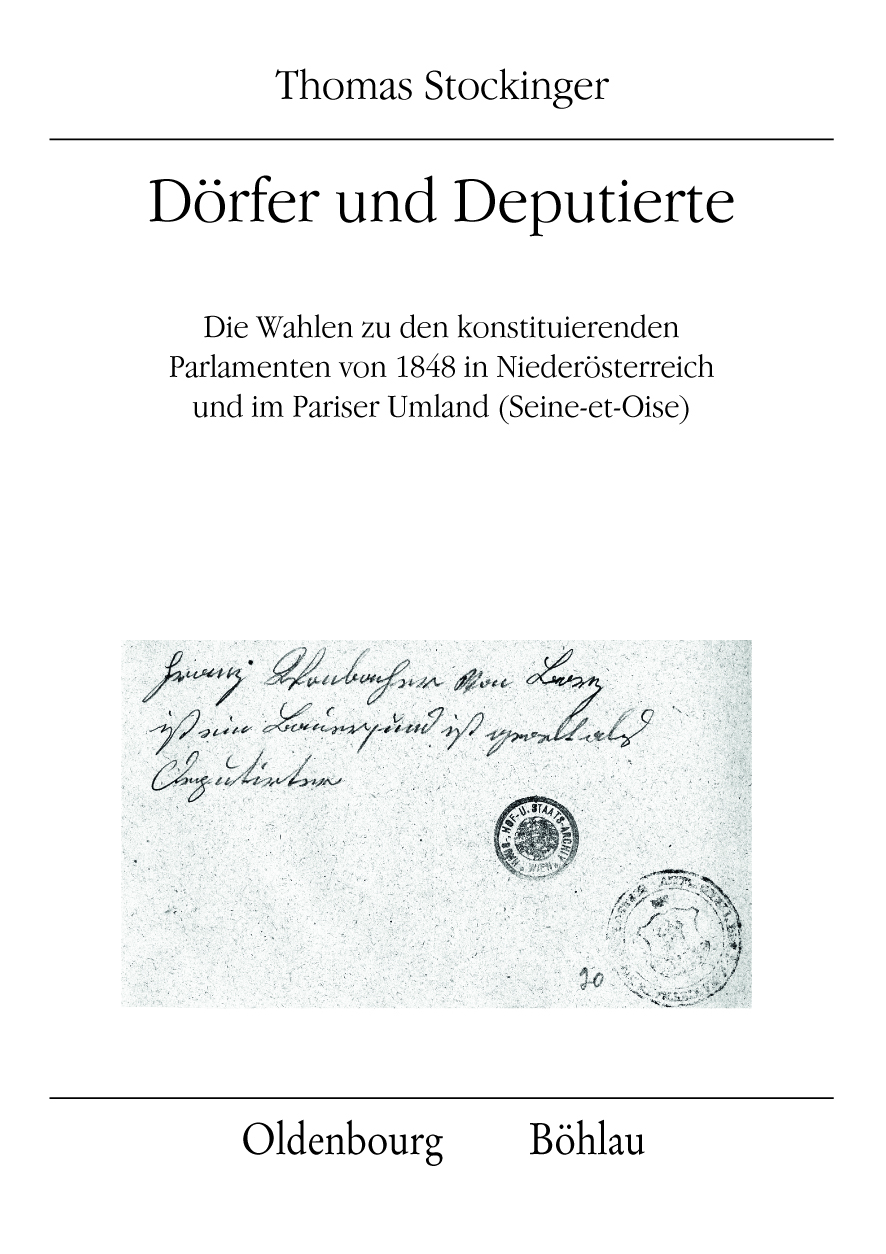 Book cover: Dörfer und Deputierte