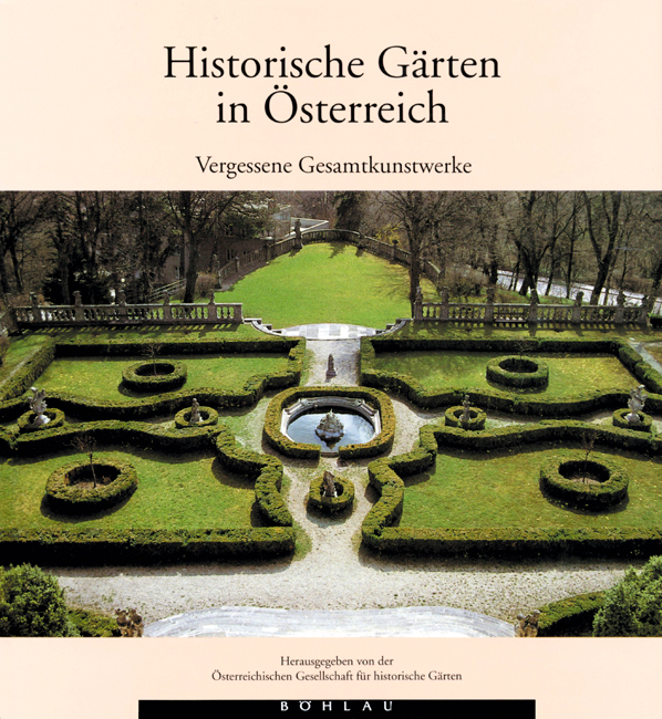 Book cover: Historische Gärten in Österreich