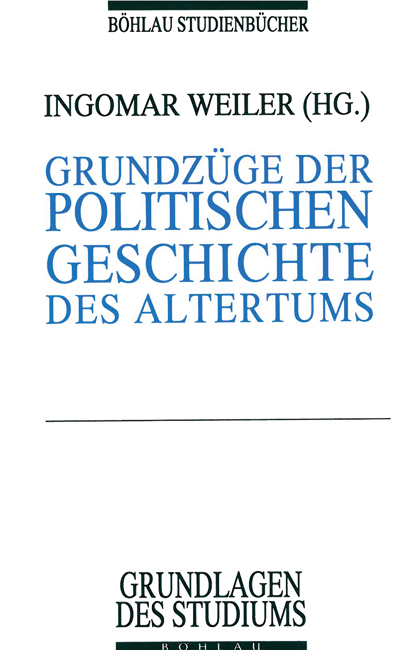 Book cover: Grundzüge der politischen Geschichte des Altertums