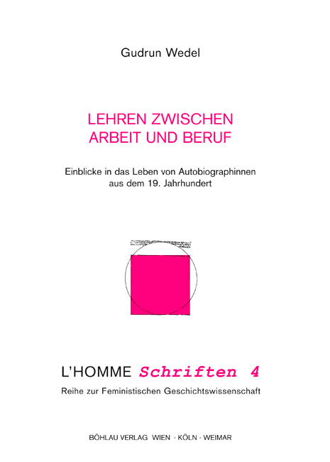 Book cover: Lehren zwischen Arbeit und Beruf