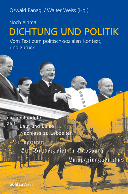 Book cover: Noch einmal: Dichtung und Politik