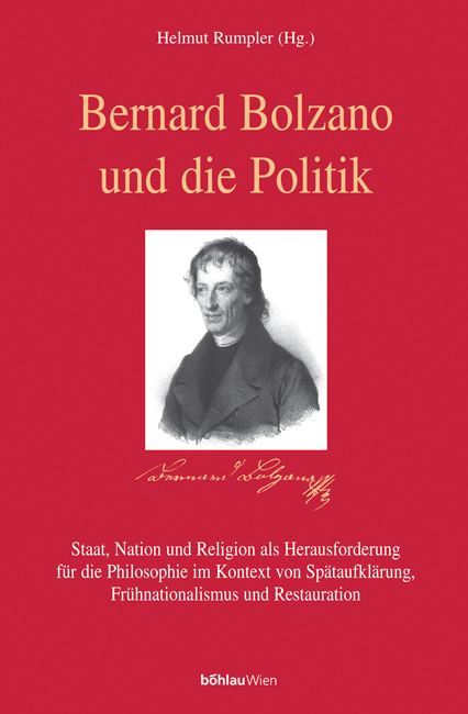 Book cover: Bernard Bolzano und die Politik