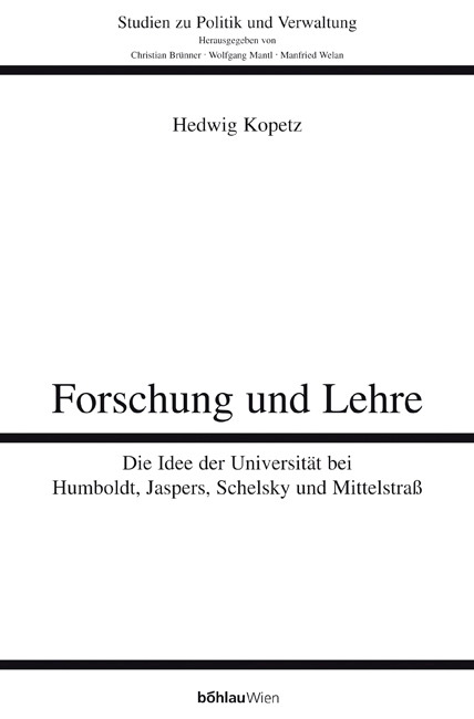 Book cover: Forschung und Lehre
