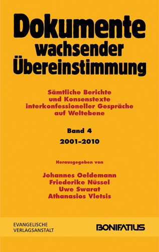 Book cover: Dokumente wachsender Ubereinstimmung