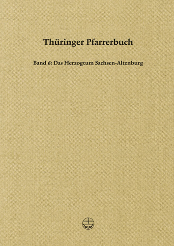 Book cover: Thuringer Pfarrerbuch