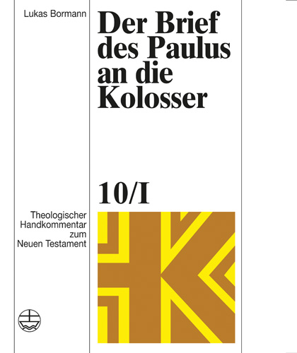 Book cover: Der Brief des Paulus an die Kolosser