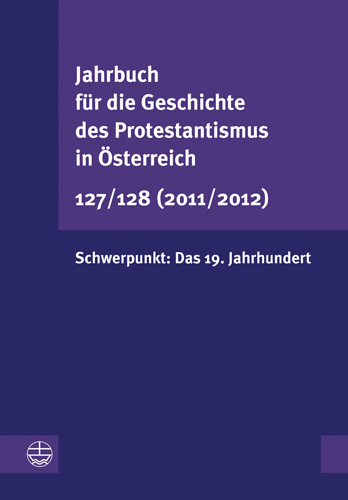Book cover: Jahrbuch fur die Geschichte des Protestantismus in Osterreich 127 (2011)