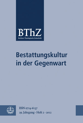 Book cover: Bestattungskultur in der Gegenwart