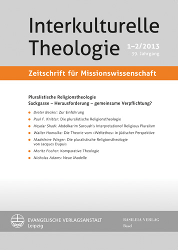Book cover: Pluralistische Religionstheologie