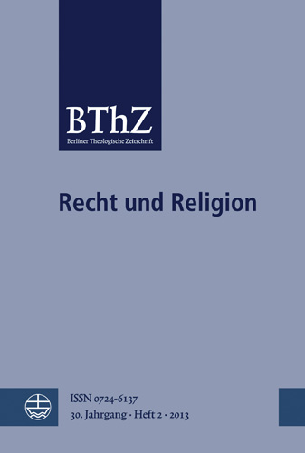Book cover: Recht und Religion