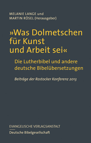 Book cover: Was Dolmetschen fur Kunst und Arbeit sei