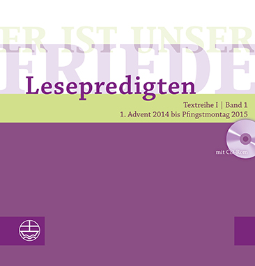 Book cover: Er ist unser Friede. Lesepredigten
