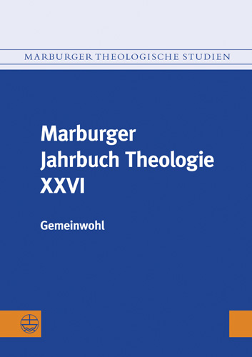 Book cover: Marburger Jahrbuch Theologie XXVI