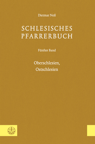 Book cover: Schlesisches Pfarrerbuch