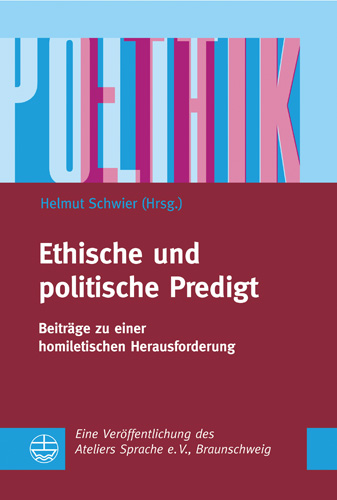 Book cover: Ethische und politische Predigt