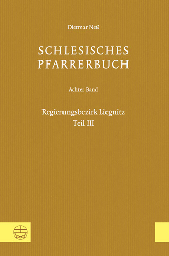Book cover: Schlesisches Pfarrerbuch