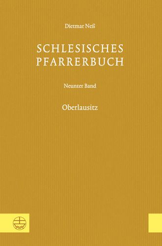 Book cover: Schlesisches Pfarrerbuch