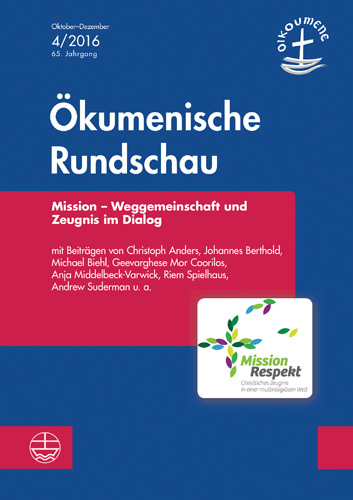 Book cover: Mission – Weggemeinschaft und Zeugnis im Dialog